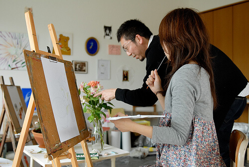 大人の絵画教室の写真